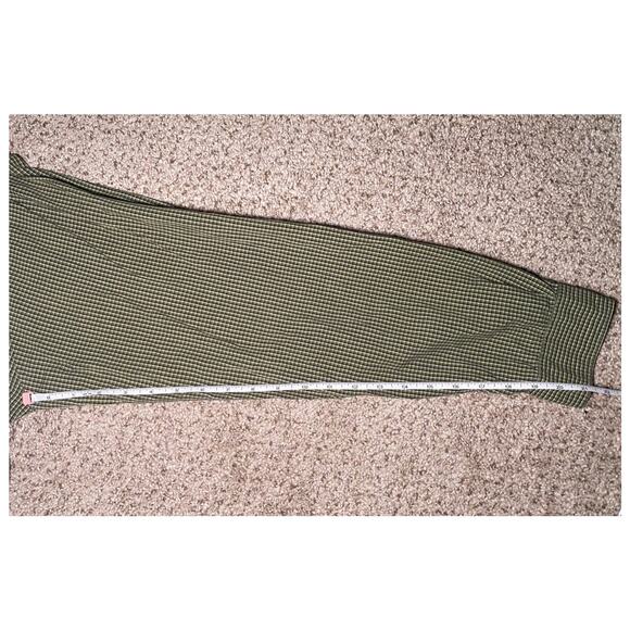 Green plaid Columbia Mens Button down - Picture 6 of 13